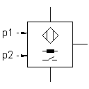 Pneumatisch-elektrischer Wandler (elektrischer Teil)
