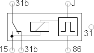 Windshield wiper interval relay