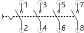 Switch-disconnector, 4 poles