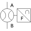 Analog flow meter